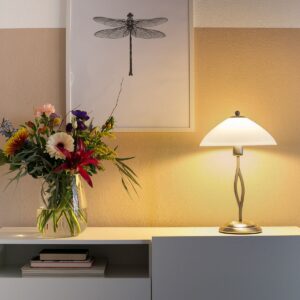 Kosmos- Bordlampe i stål