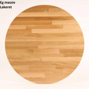 Loop - Konsolbord/tv-bord med tre hylder og to skuffer i massiv eg Lakeret