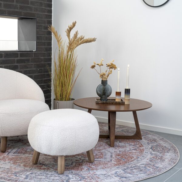 Mini Bear- Taburet i kunstig lammeskind Mini Bear- Taburet i kunstig lammeskind