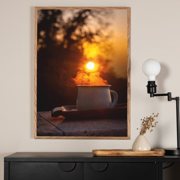 Morning Coffee - Vælg mellem fire plakat størrelser 50 x 70 cm.