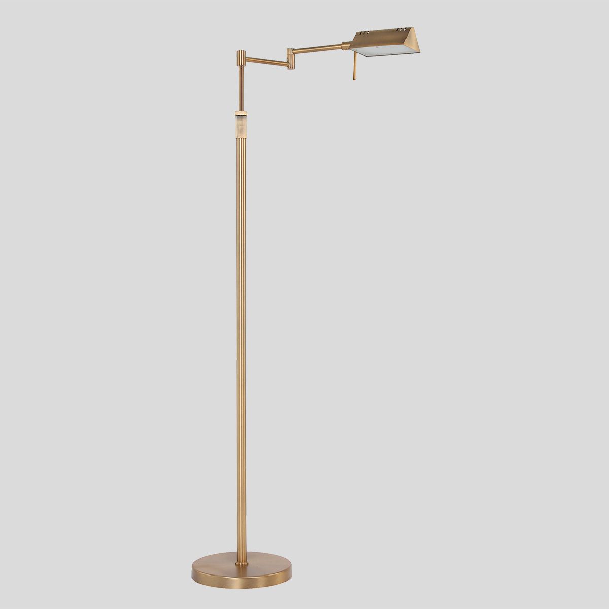 Morse - gulvlampe i tre metalfarver Glas og bronze 1 Morse - gulvlampe i tre metalfarver Glas og bronze