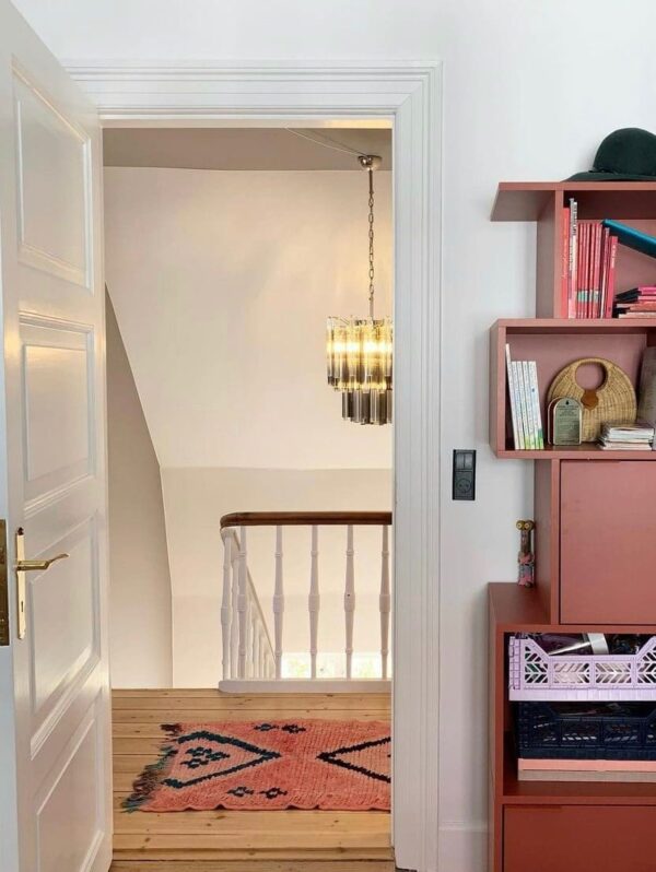 Murano Lysekrone - 107 Prismer - Mørk Røgfarvet/Klar Krom blank