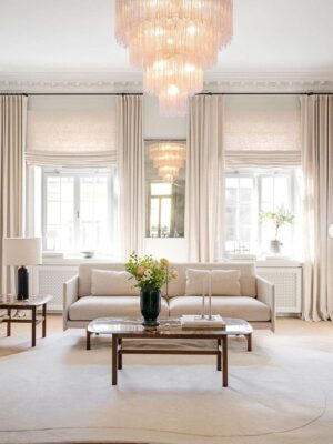 Murano Lysekrone - 78 tuber - Rosa Krom blank