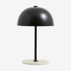 Nordal - KITA bordlampe - sort med marmorfod
