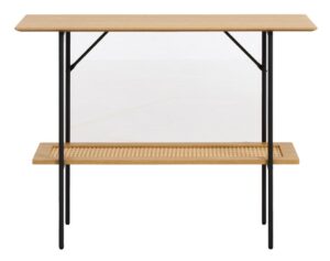 Pensacola Konsolbord, Melamin Egetræs-Look, 100x37x75 cm