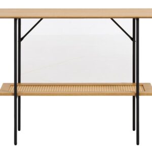 Pensacola Konsolbord, Melamin Egetræs-Look, 100x37x75 cm