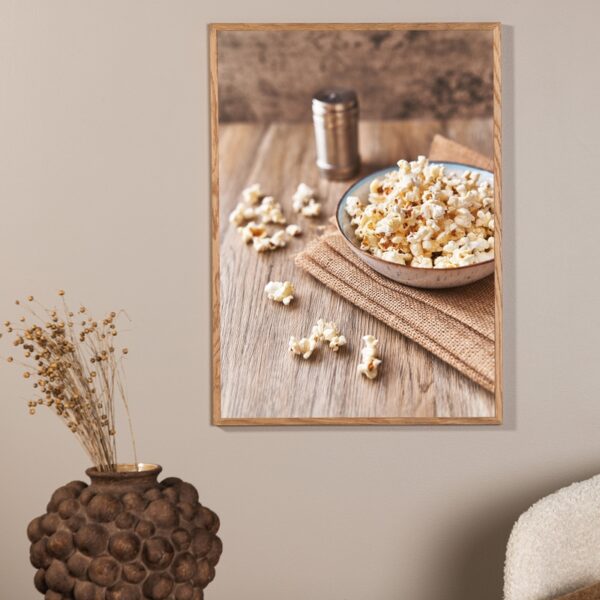Popcorn - Vælg mellem fire plakat størrelser 21 x 30 cm.