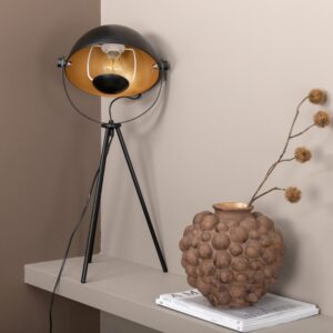 Quitis - Bordlampe i sort metal Quitis - Bordlampe i sort metal