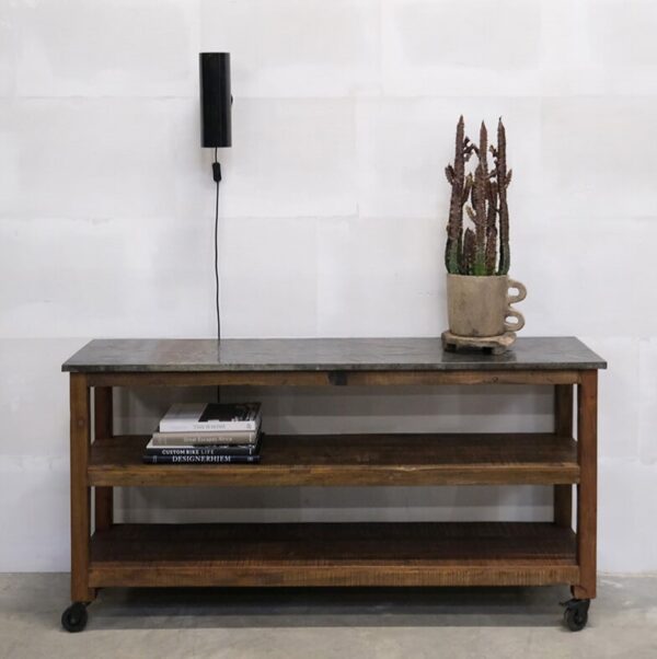 Randa - Konsolbord med metaltop Randa - Konsolbord med metaltop