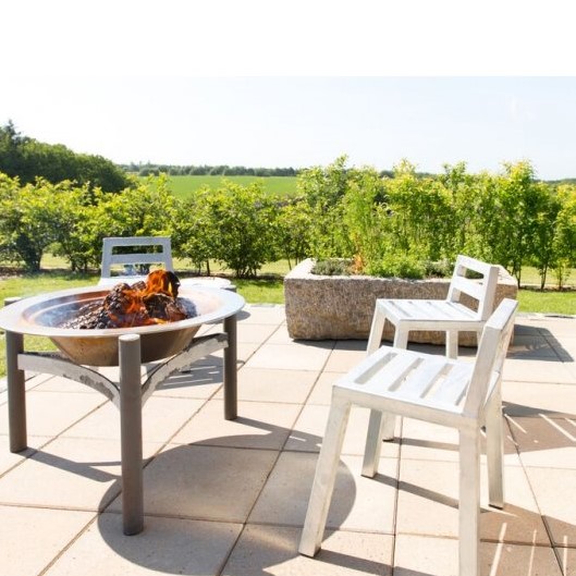 Rock-Solid - havestol i galvaniseret stål Rock-Solid - havestol i galvaniseret stål