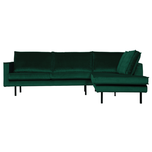 Rodeo Hjørnesofa Højrevendt Velour Forest - Green Rodeo Hjørnesofa Højrevendt Velour Forest - Green