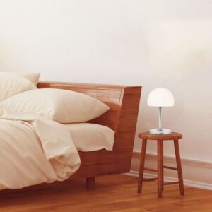 Sinatra - Bordlampe i krom og glas