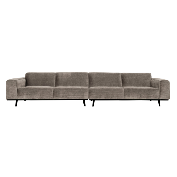 Statement Xl 4-pers Sofa 372 cm Flat Rib - Clay Statement Xl 4-pers Sofa 372 cm Flat Rib - Clay