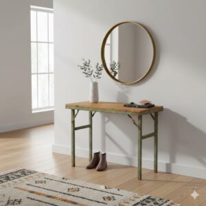 Sunshine - Konsolbord i genbrugstræ, længde 106 cm.