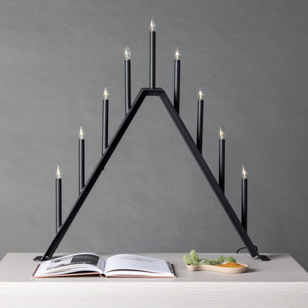 Topps - Bordlampe i sort metal med 9 dæmpbare Led-pærer Topps - Bordlampe i sort metal med 9 dæmpbare Led-pærer