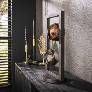 Triblet - Bordlampe med to glaskupler Levering uden pære