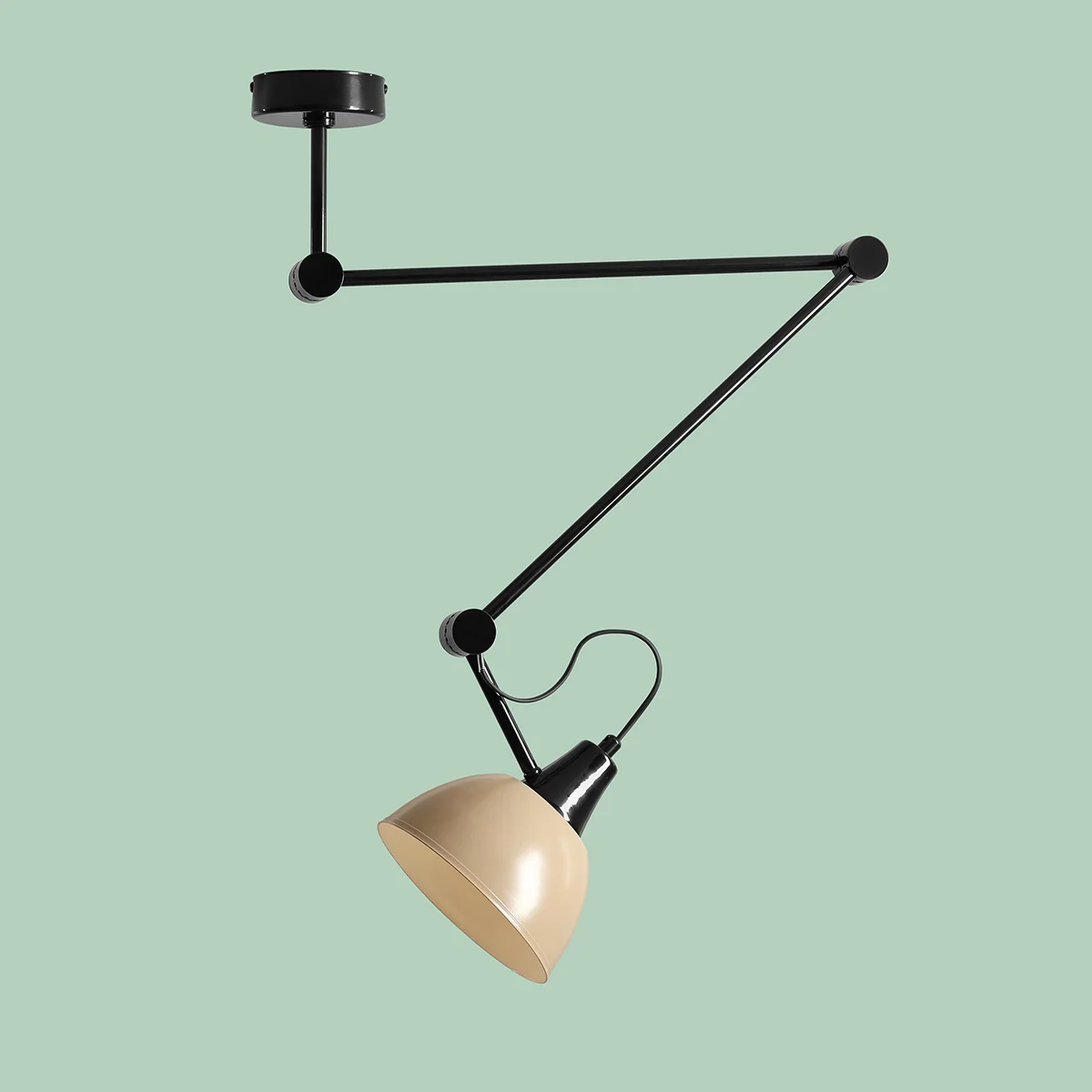 Verdi - Plafond i beige metal 1 Verdi - Plafond i beige metal