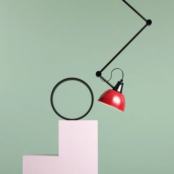 Verdi - Plafond i vinrød metal Verdi - Plafond i vinrød metal