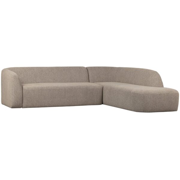 WOOOD - Sloping Hjørnesofa Højre Natural Melange - 77x274x225 cm WOOOD - Sloping Hjørnesofa Højre Natural Melange - 77x274x225 cm