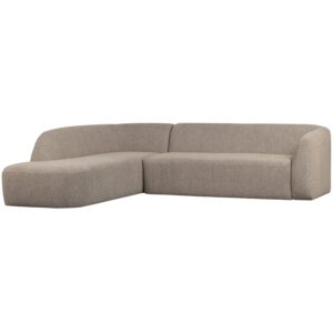 WOOOD - Sloping Hjørnesofa Venstre Natural Melange - 77x274x225 cm