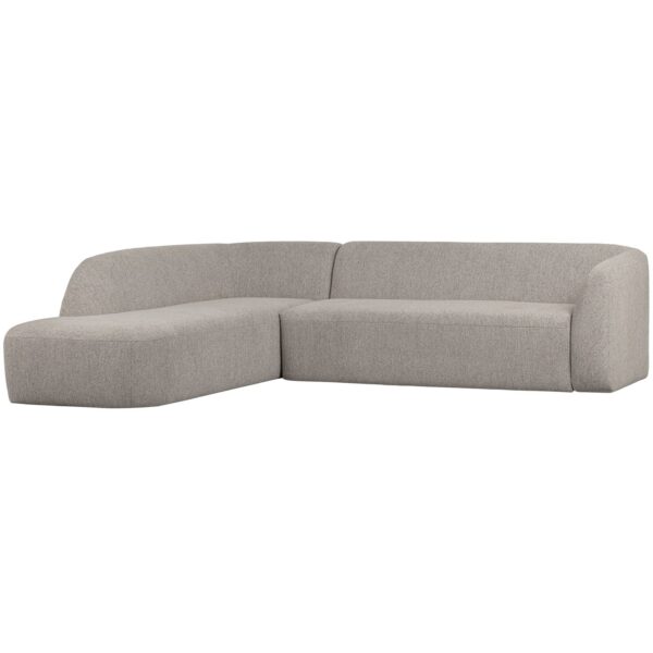 WOOOD - Sloping Hjørnesofa Venstre Off White Melange - 77x274x225 cm WOOOD - Sloping Hjørnesofa Venstre Off White Melange - 77x274x225 cm