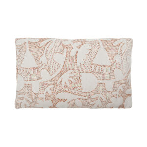 House Doctor - Pudebetræk Sari 50x30cm Bomuldsjacquard Brun