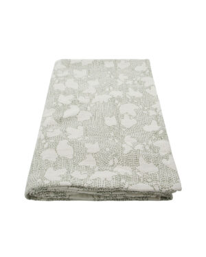 House Doctor - Sengetæppe Mori 250x250cm Bomuldsjacquard Khaki