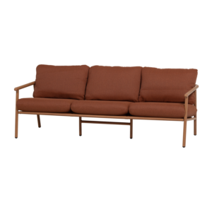 WOOOD - Cavero Havesofa 3-Pers Aluminium Terra/Natur 192x87 cm