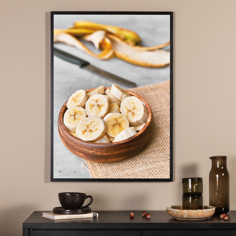 Banana - Vælg mellem fire plakat størrelser 21 x 30 cm. 1 Banana - Vælg mellem fire plakat størrelser 21 x 30 cm.