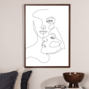 Faces - Vælg mellem fire plakat størrelser 21 x 30 cm.