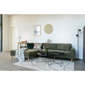 Lido Lounge Sofa - Olivengrøn - Venstrevendt
