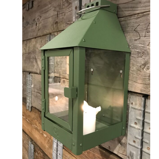 Marco - Lanterne til væg, 5 farver, 17 x 17 x 36,5 cm Galvaniseret - Grøn 1 Marco - Lanterne til væg, 5 farver, 17 x 17 x 36,5 cm Galvaniseret - Grøn