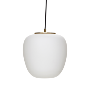 Muse - Hvid Loftlampe - Glas ø25