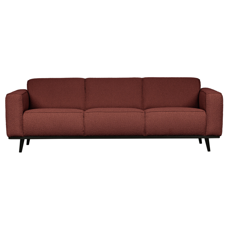Statement 3-pers Sofa 230 cm Boucle - Chestnut 1 Statement 3-pers Sofa 230 cm Boucle - Chestnut