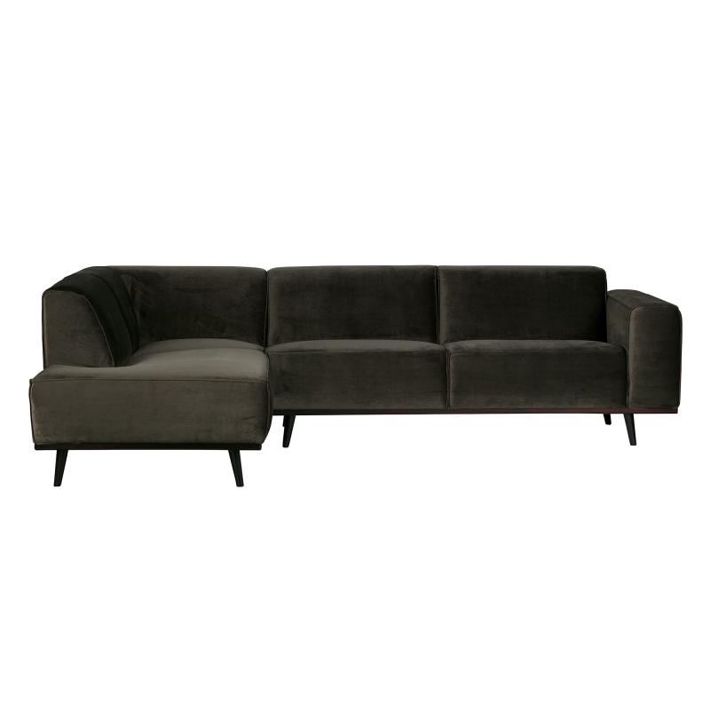 Venstrevendt Statement Hjørnesofa - Velour 1 Venstrevendt Statement Hjørnesofa - Velour