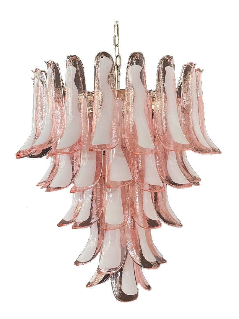 Murano Lysekrone - 52 Kronblade - Rosa Krom blank 1 Murano Lysekrone - 52 Kronblade - Rosa Krom blank