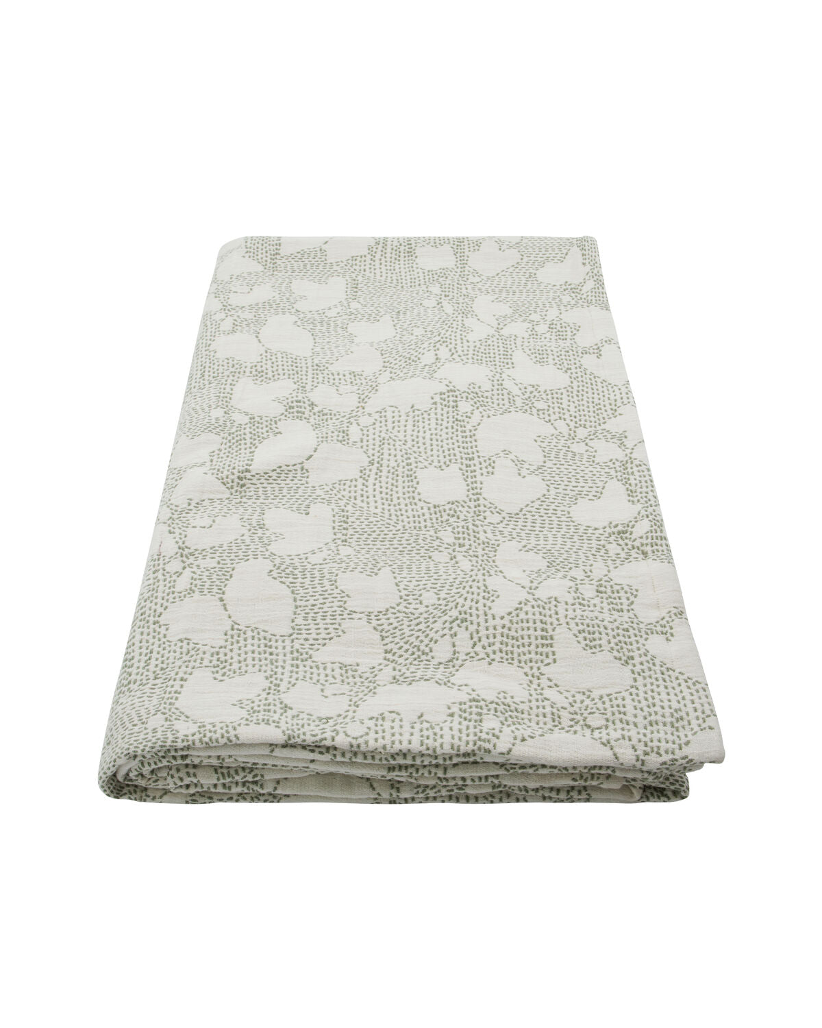 House Doctor - Sengetæppe Mori 220x140cm Bomuldsjacquard Khaki 1 House Doctor - Sengetæppe Mori 220x140cm Bomuldsjacquard Khaki