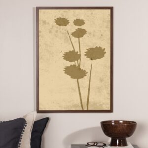 Flower Art - Vælg mellem fire plakat størrelser 30 x 40 cm.