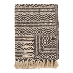 House Nordic - Adana Plaid - brun, 130x180 cm