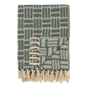House Nordic - Adana Plaid - grøn, 130x180 cm