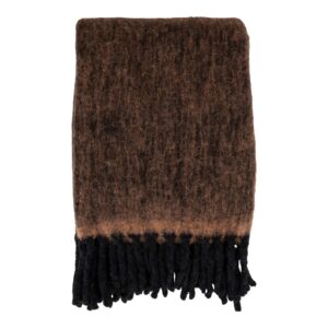 House Nordic - Carmel Plaid - uld mix, brun, 130x170 cm