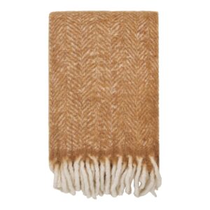 House Nordic - Carmel Plaid - uld mix, tan, 130x170 cm