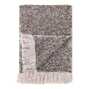 House Nordic - Sira Plaid - beige/brun, 130x180 cm