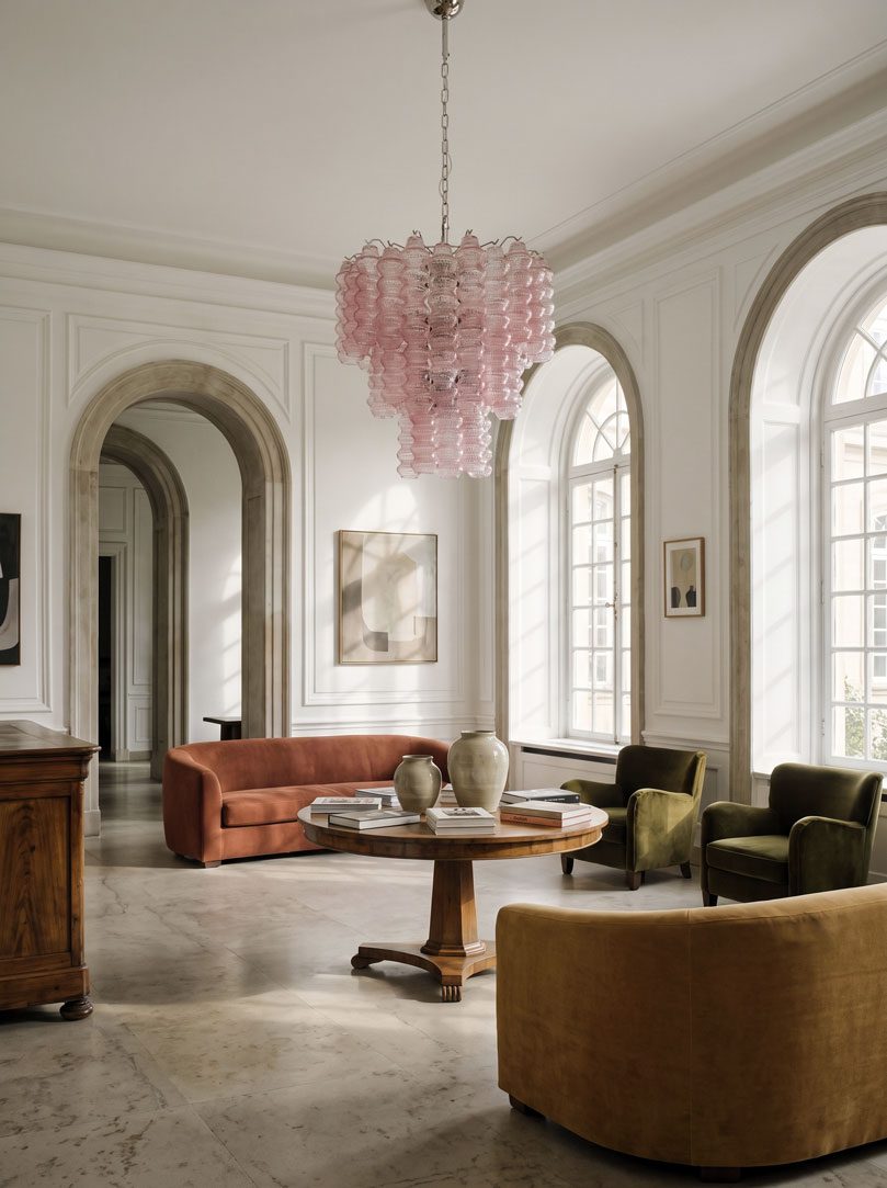 Murano lysekrone 48 Curva Rosa Krom blank 1 Murano lysekrone 48 Curva Rosa Krom blank