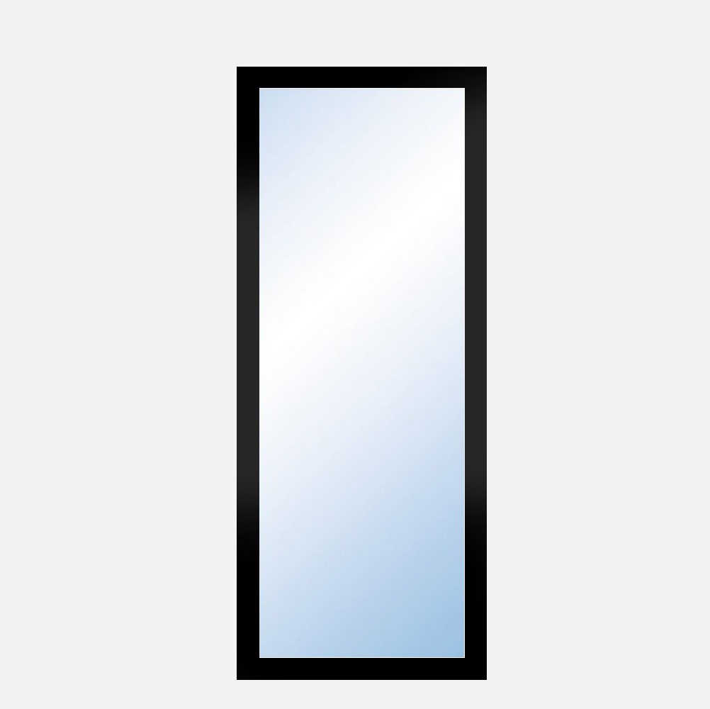 Looks - spejl 90 X 38 cm Sortbejdset lakeret eg 1 Looks - spejl 90 X 38 cm Sortbejdset lakeret eg